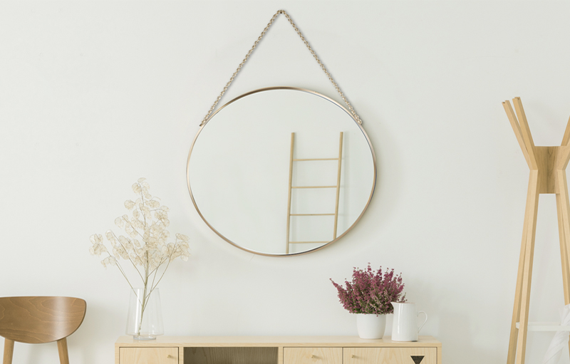 decorative round wall mirror ideas for home decor