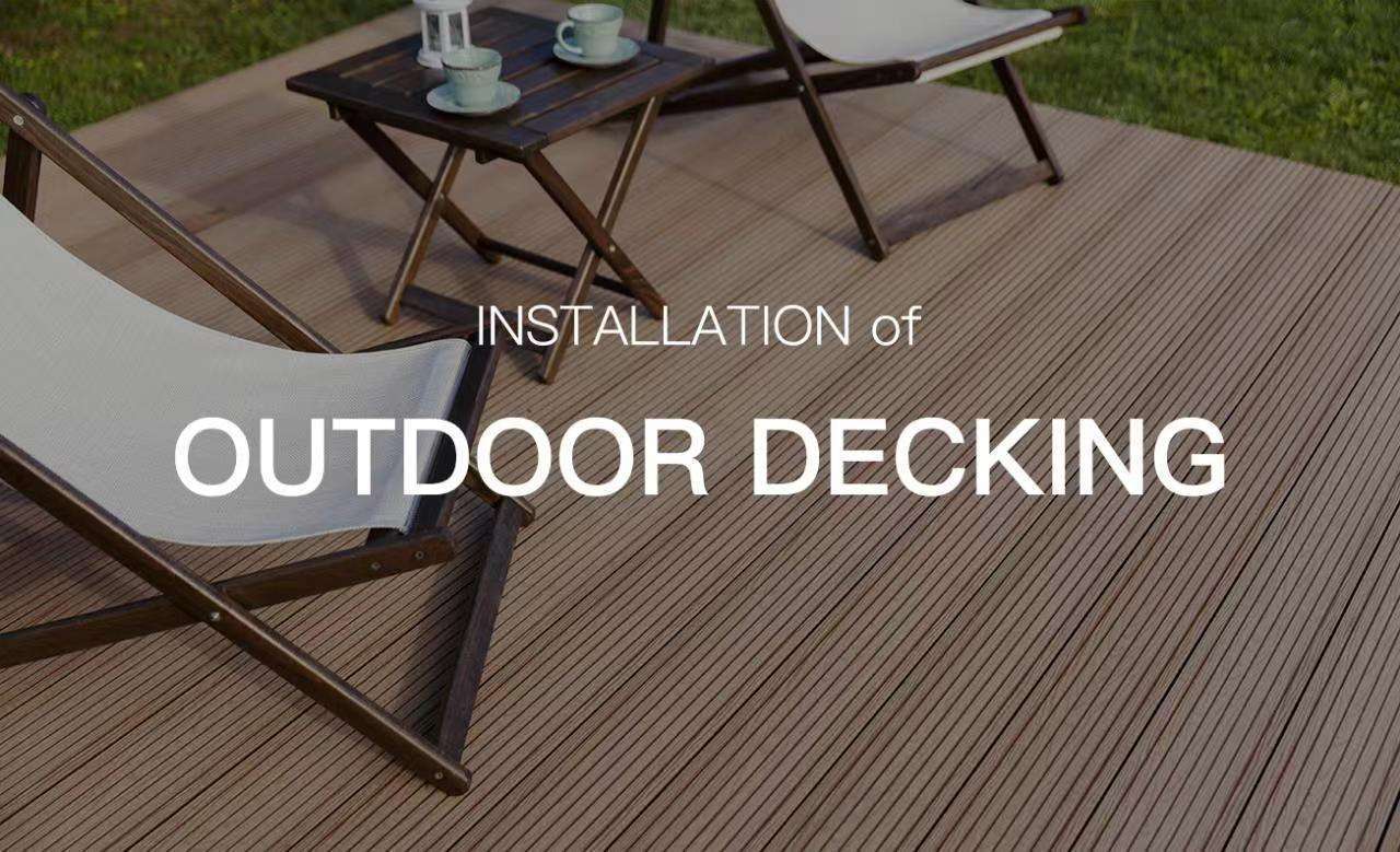 How to install composite decking