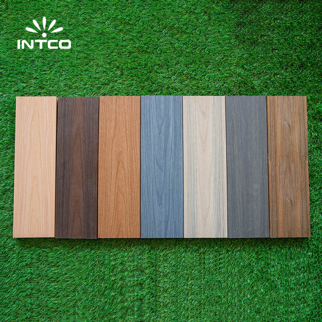 eco-friendly composite material with an attractive wood-grain appearance