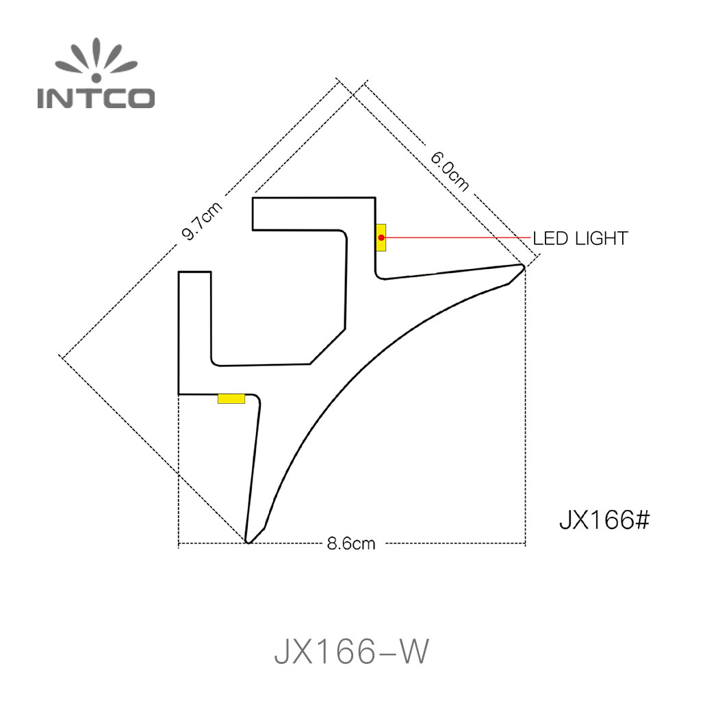 perfil para luz led indirecta 