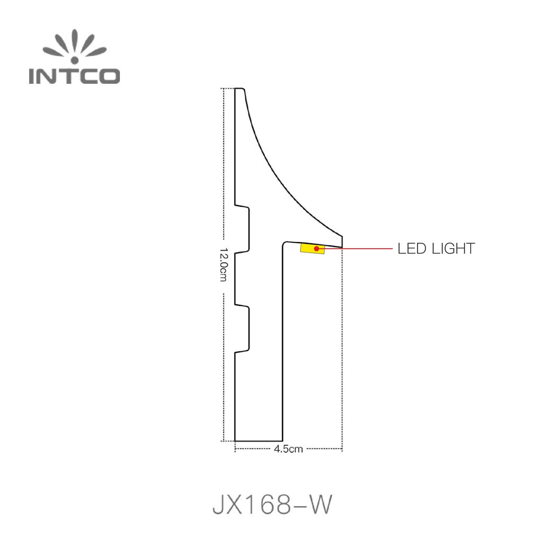 perfil para luz led indirecta 