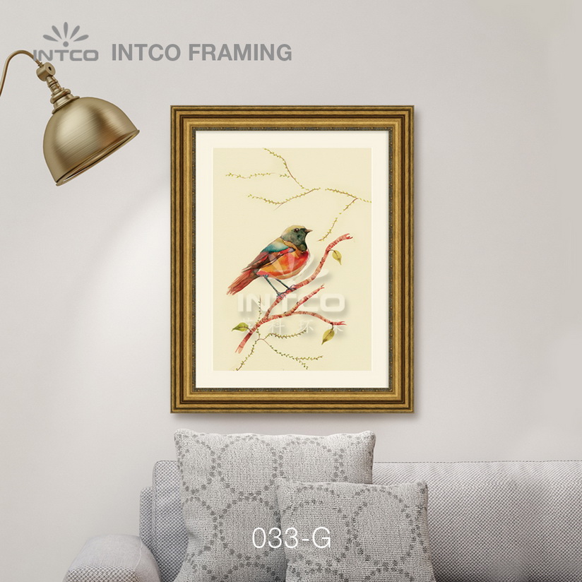 INTCO 033-G mouldings for bird subject wall picture frames ideas