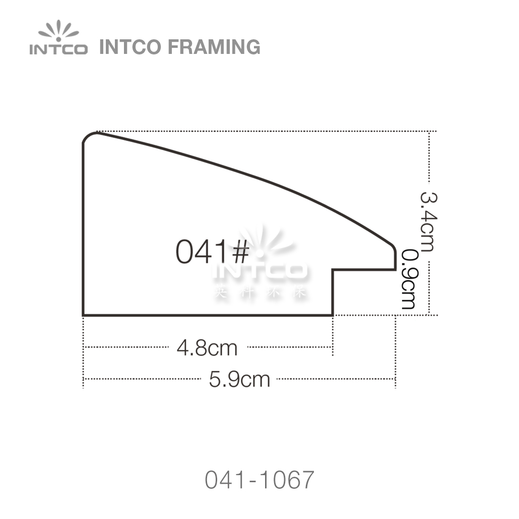 041 series PS wedding photo frame moulding profile