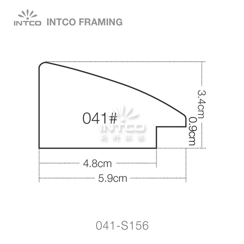 041 series PS wedding photo frame moulding profile
