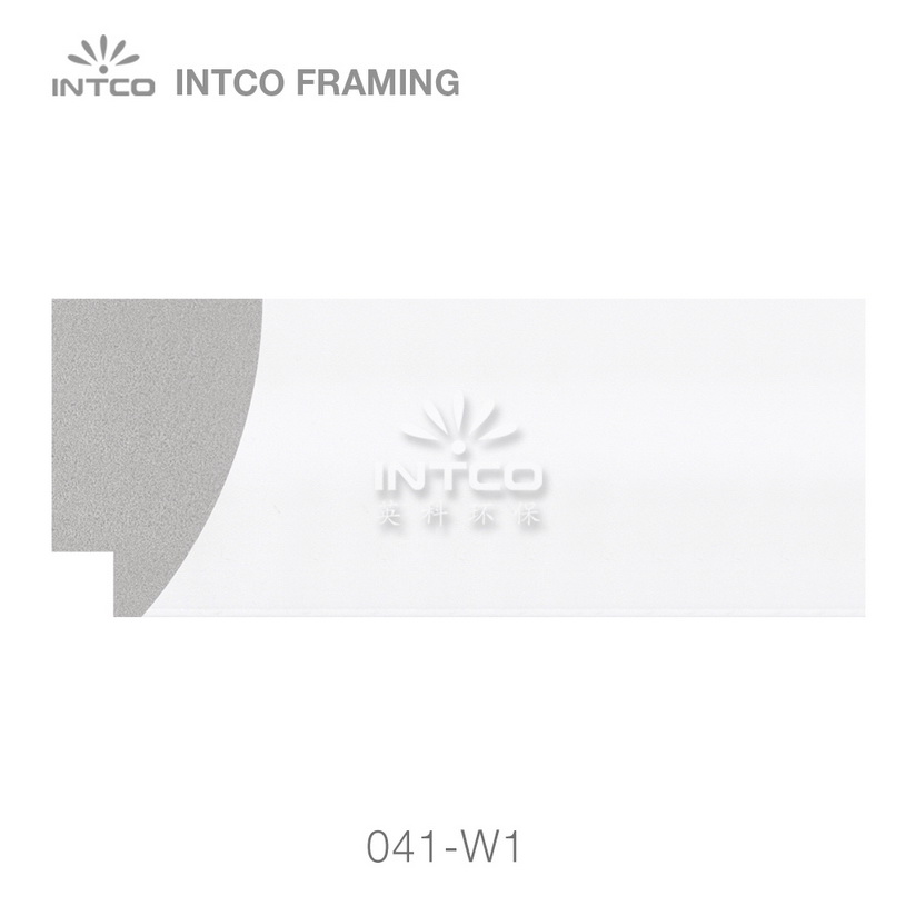 041-W1 polystyrene wedding photo frame moulding swatch sample