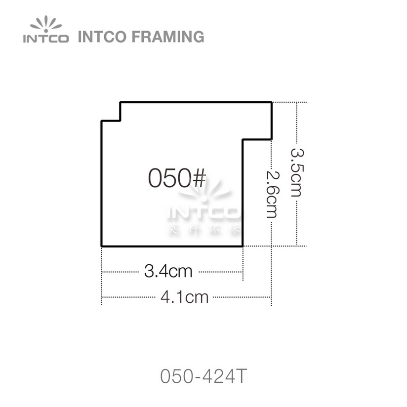 INTCO 050 series PS picture frame moulding profile