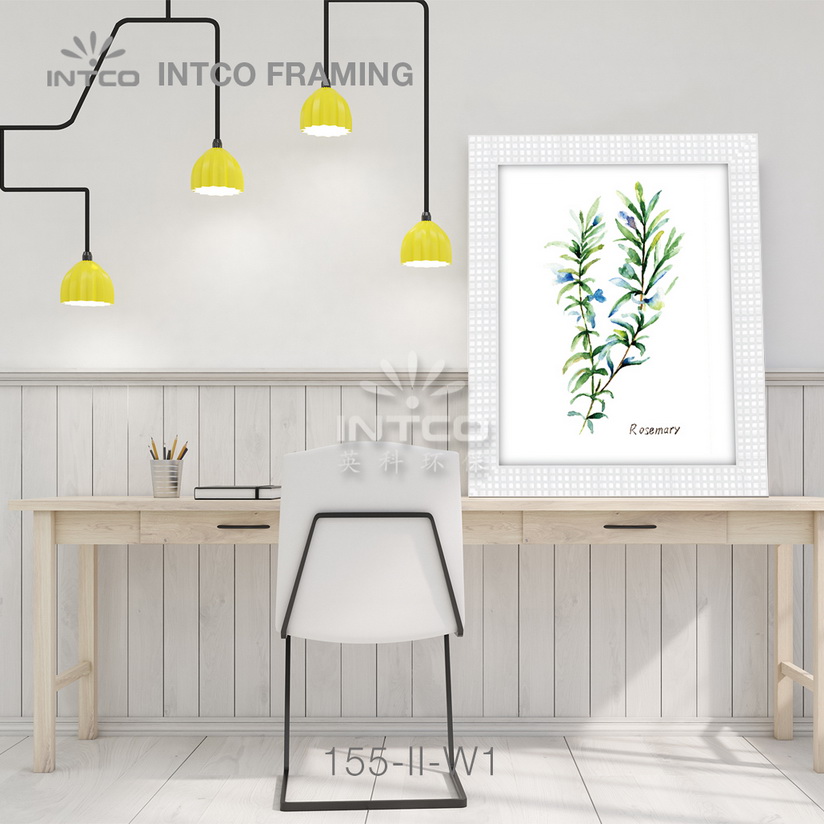 Wall picture frame  71×56 cm - wall mouldings ideas - manufactured by INTCO 155-II-W1 mouldings