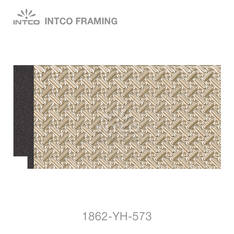 1862-YH-573 polystyrene picture frame moulding swatch sample