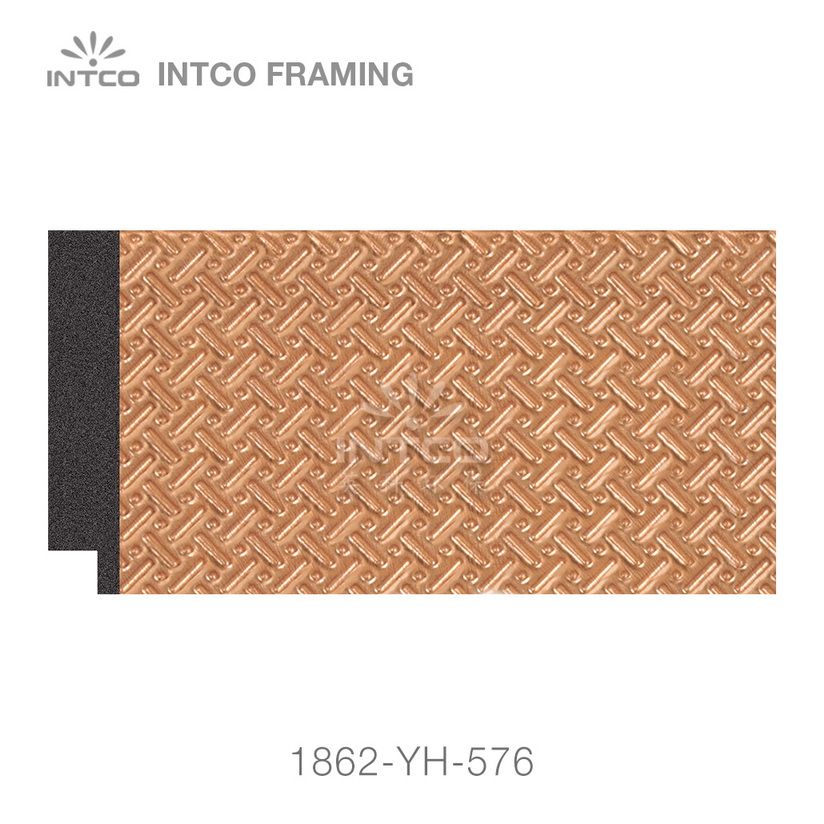 1862-YH-576 polystyrene picture frame moulding swatch sample