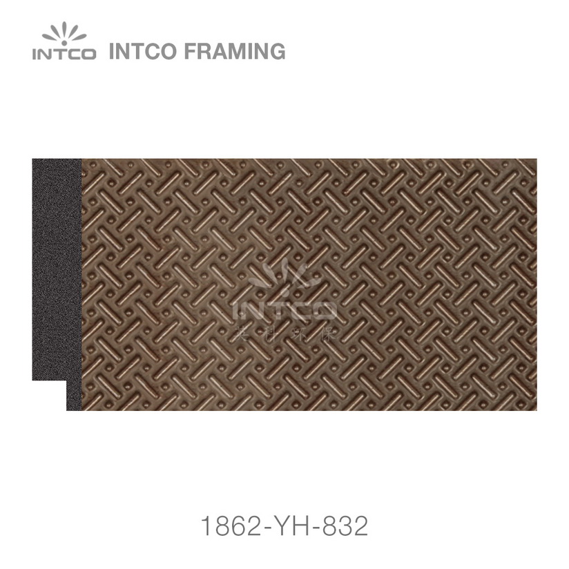1862-YH-832 polystyrene picture frame moulding swatch sample