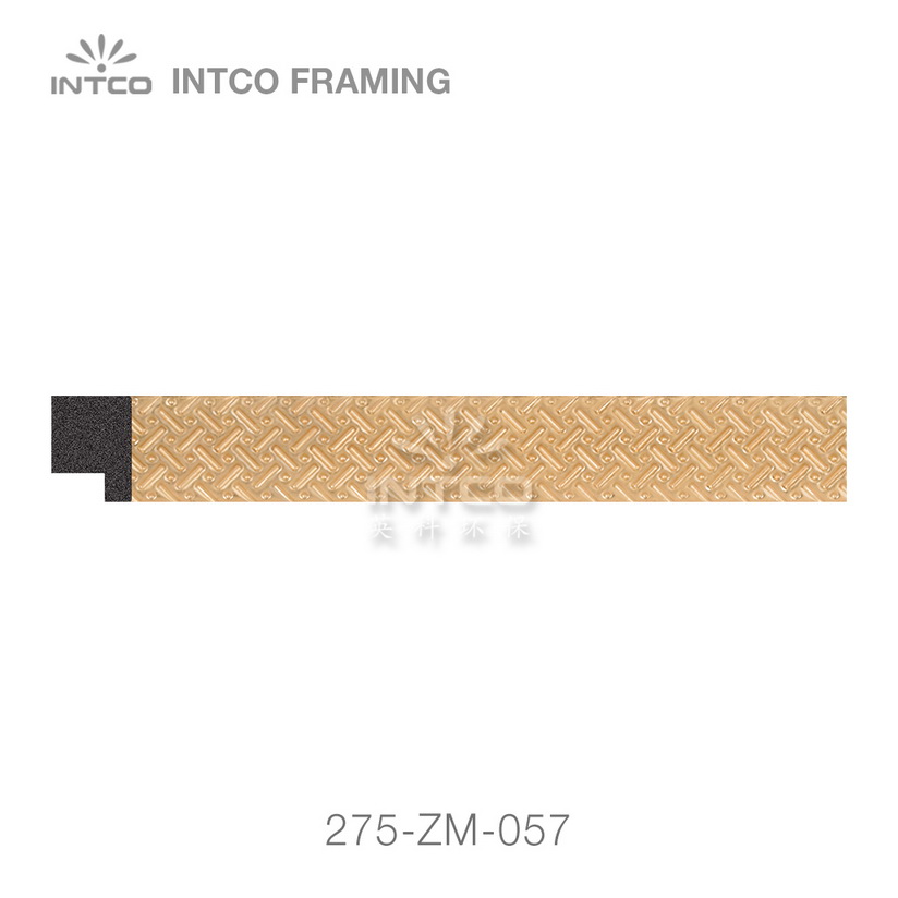 Modern gold picture frame moulding