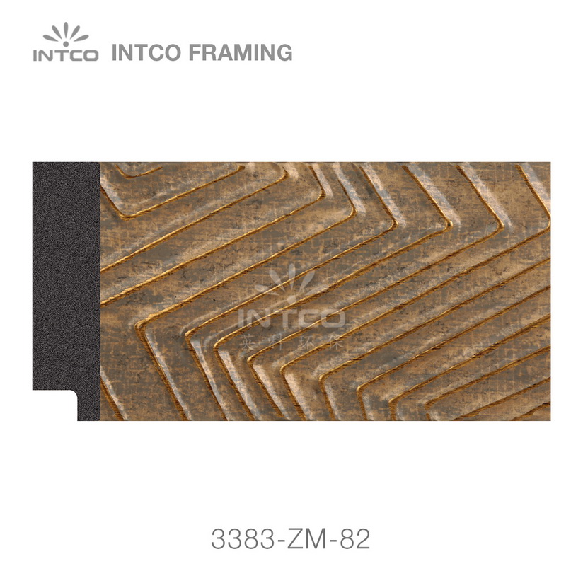 3383-ZM-82 PS mirror frame moulding swatch sample