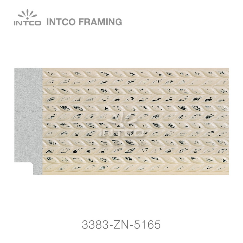3383-ZN-5165 PS mirror frame moulding swatch sample