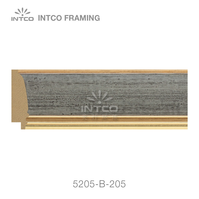 5205-B-205 polystyrene picture frame moulding swatch sample