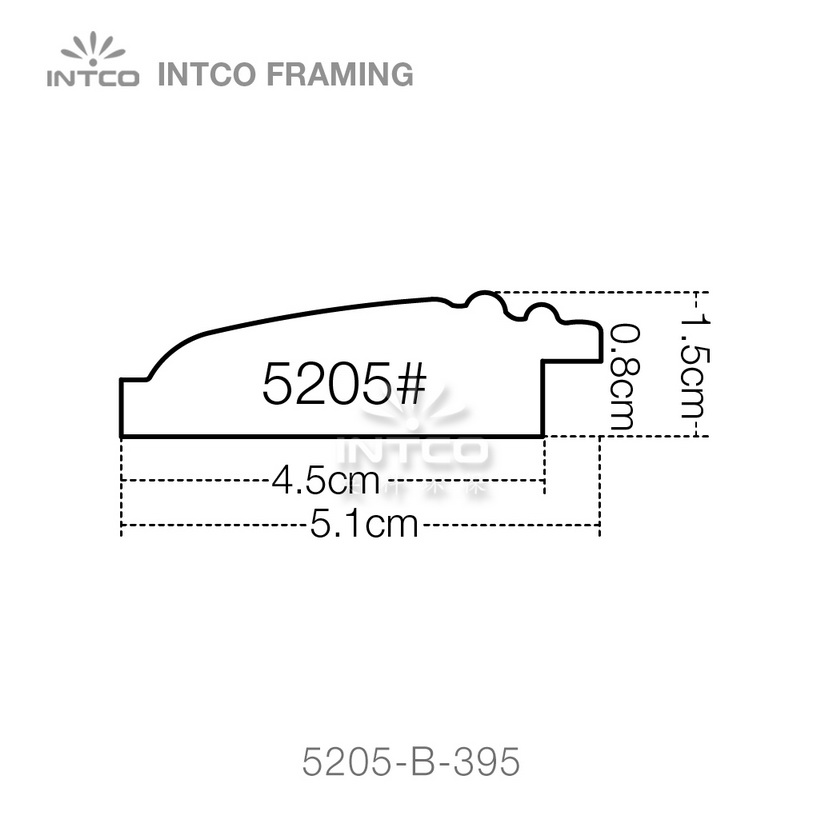 #5205 PS picture frame moulding profile