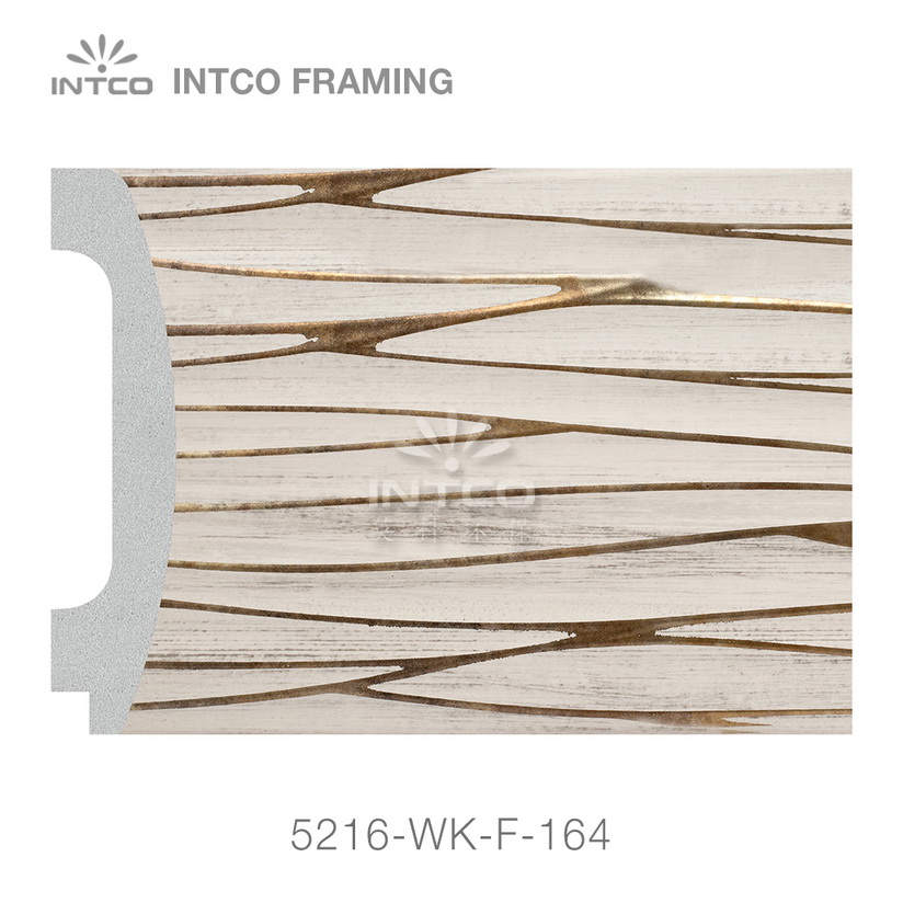 5216-WK-F-164 PS mirror frame moulding swatch sample