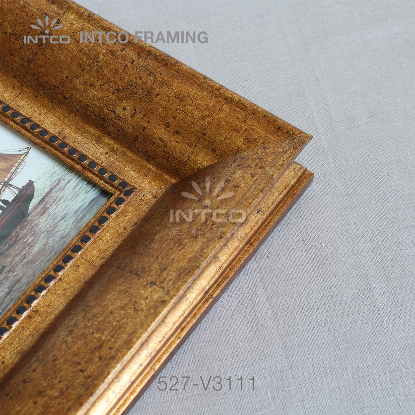 antique gold picture frame moulding