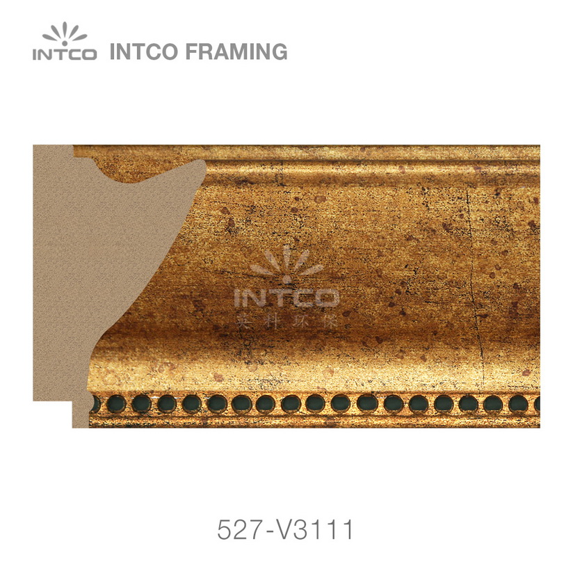 antique gold picture frame moulding