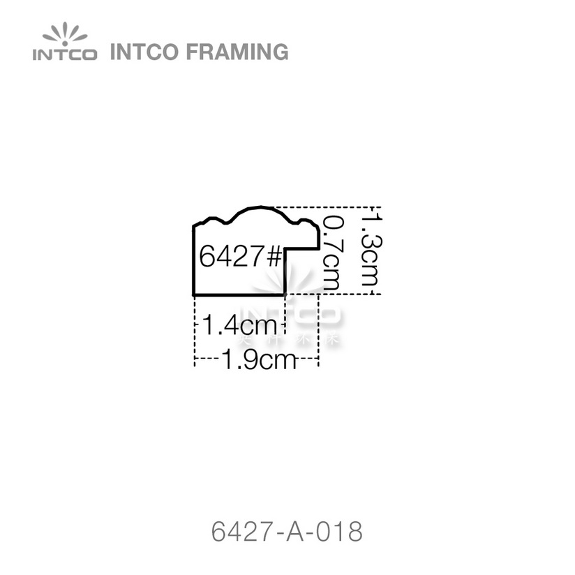 6427 series PS photo frame moulding profile