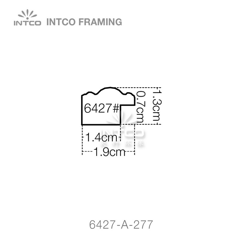 6427 series PS photo frame moulding profile
