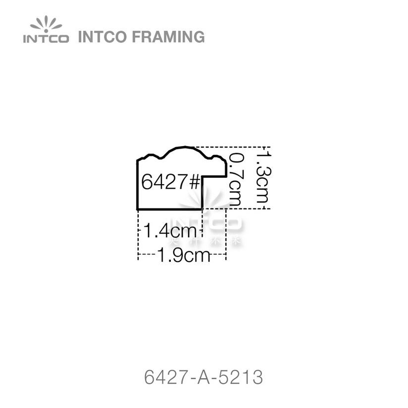 6427 series PS photo frame moulding profile