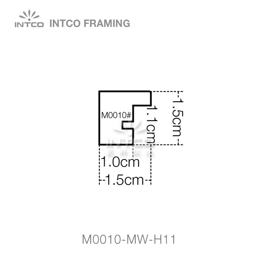 M0010 series MDF picture frame moulding profile