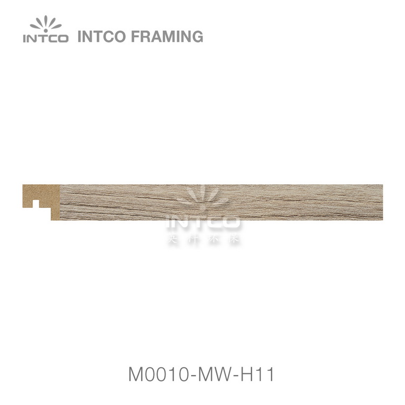 M0010-MW-H11 MDF picture frame moulding swatch sample