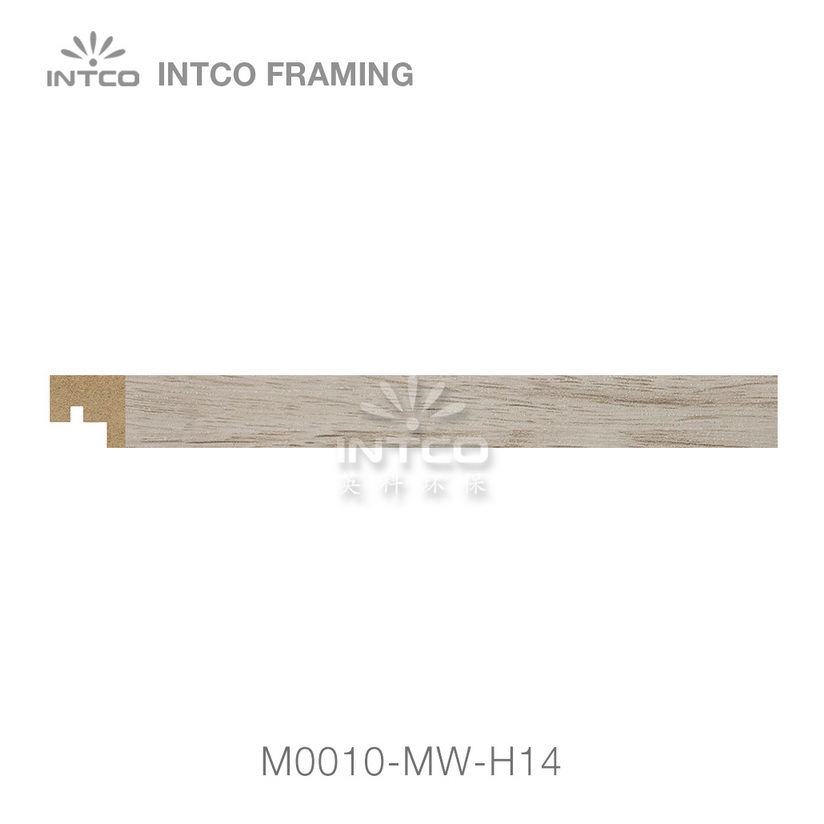 M0010-MW-H14 MDF picture frame moulding swatch sample