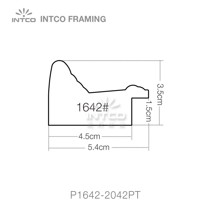 INTCO P1642 series PS mirror picture frame profile
