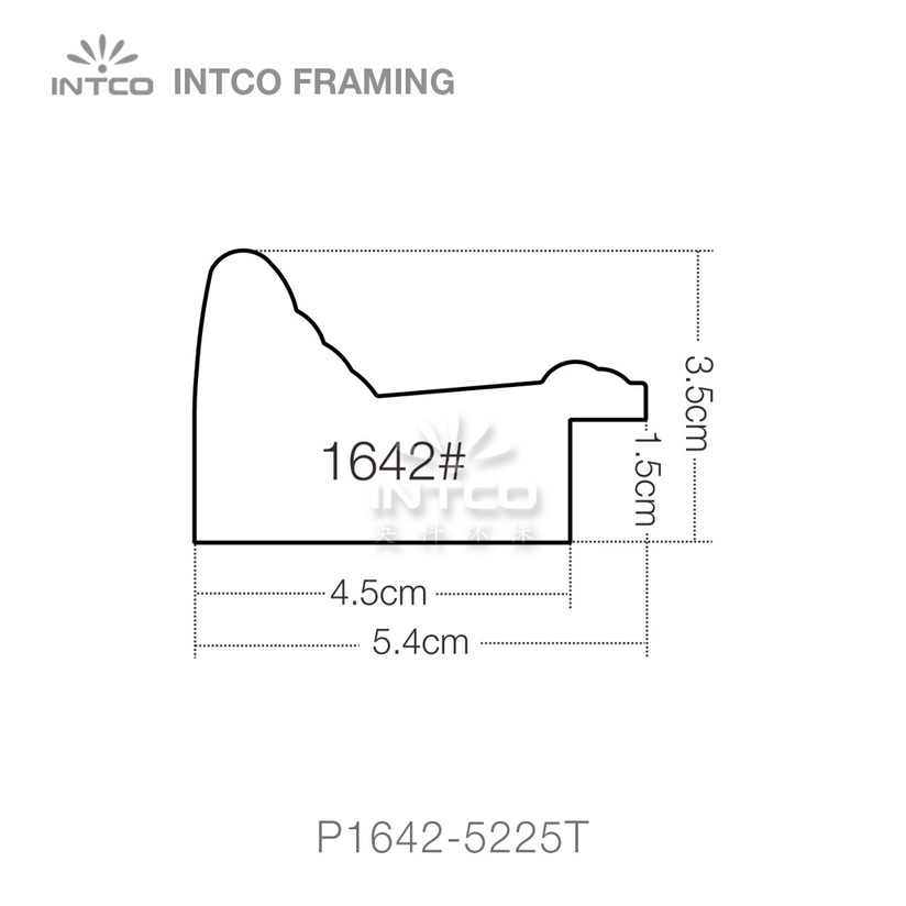 INTCO P1642 series PS mirror picture frame profile