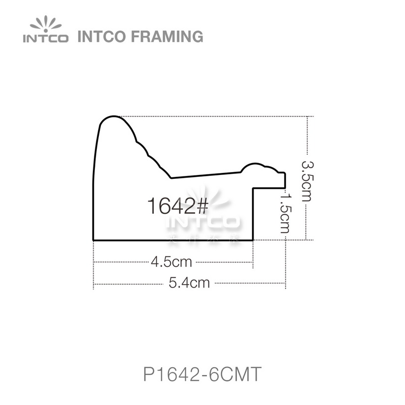 INTCO P1642 series PS mirror picture frame profile