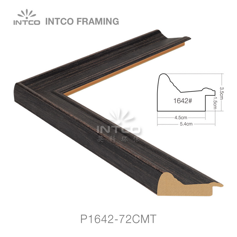INTCO P1642-72CMT wood finish picture frame moulding