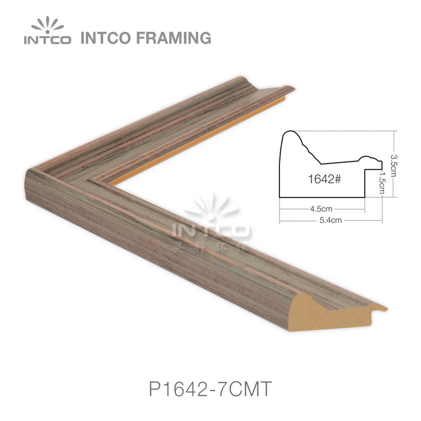 INTCO P1642-7CMT wood finish picture frame moulding