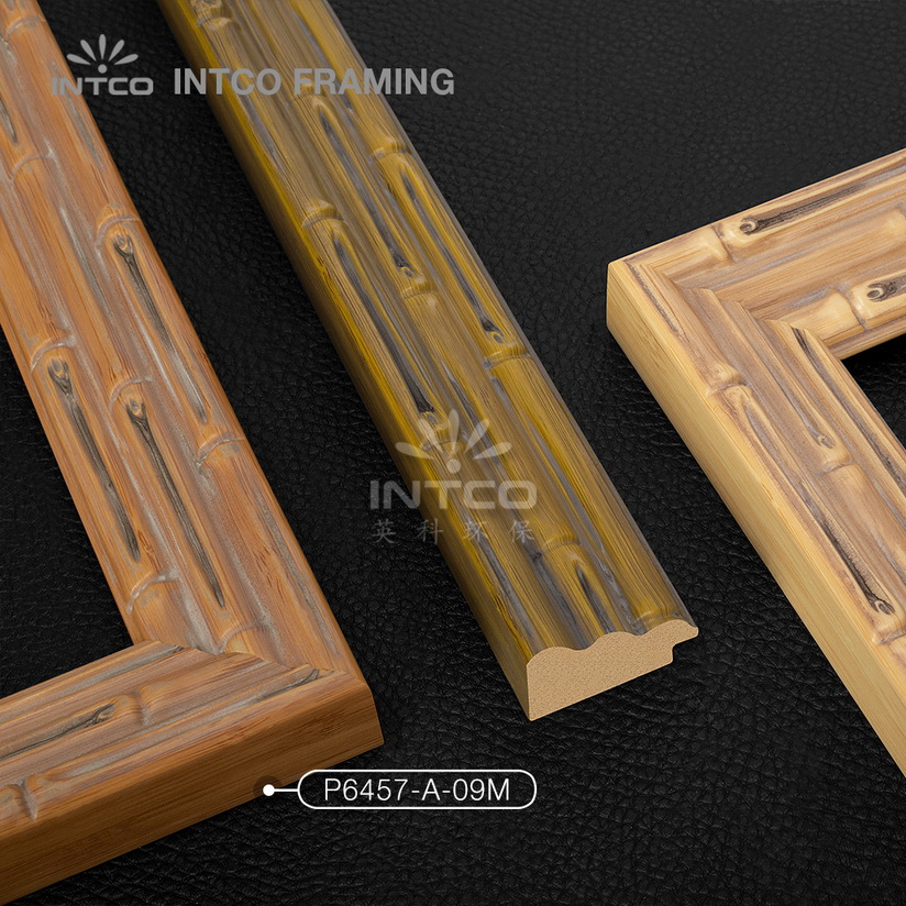 #P6457 bamboo picture frame mouldings