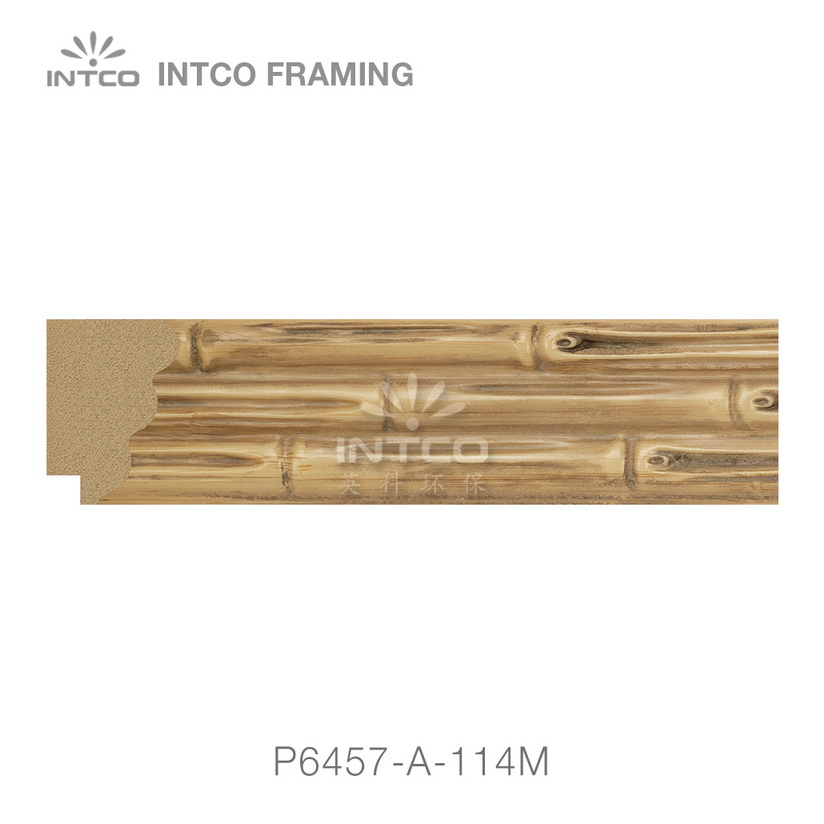 P6457-A-114M wood finish picture frame moulding wholesale