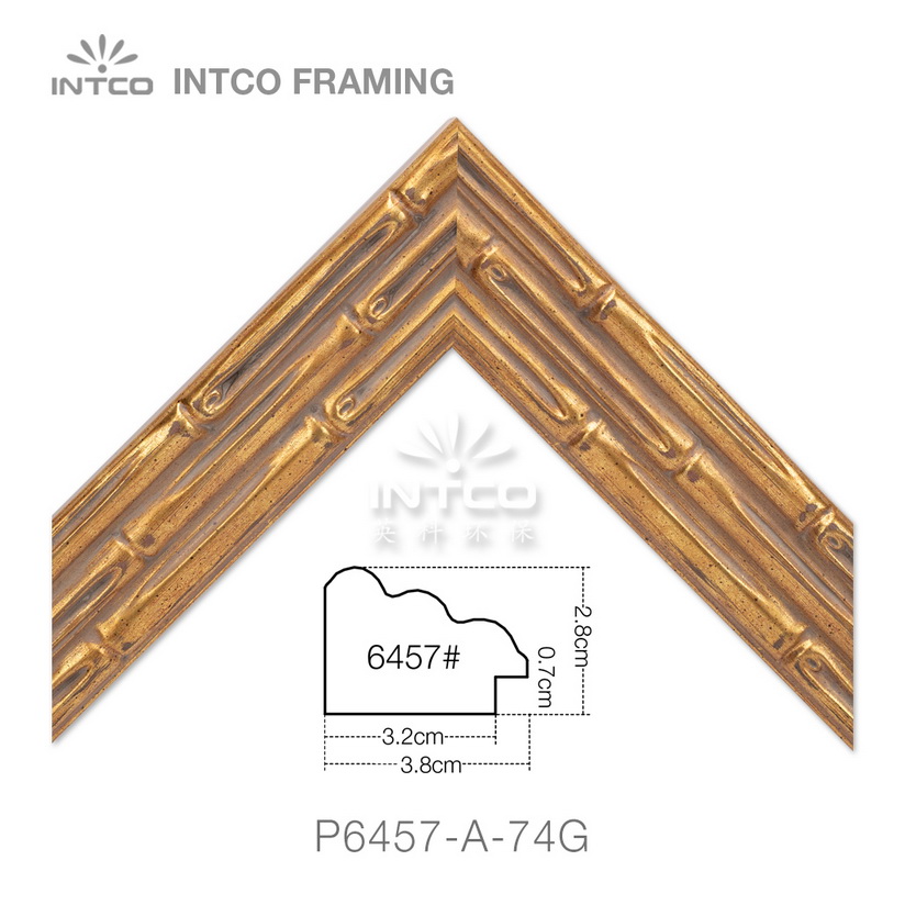 P6457-A-74G PS unfinished picture frame moulding lengths