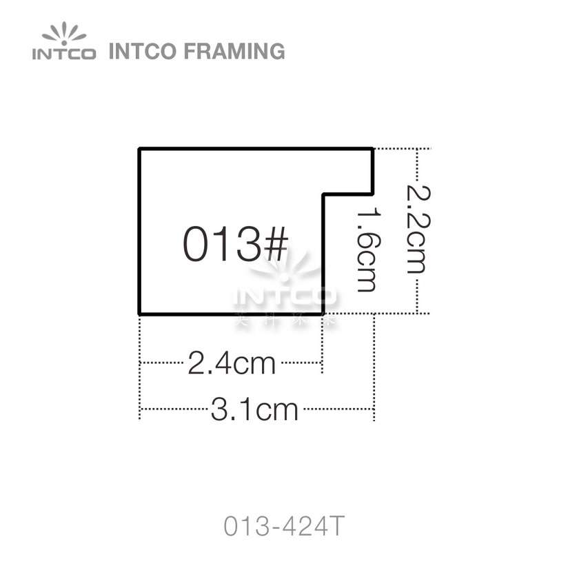 013 series PS picture frame moulding profile