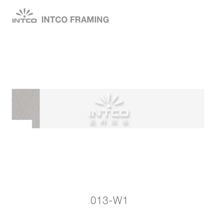 #013 white unfinied picture frame moulding