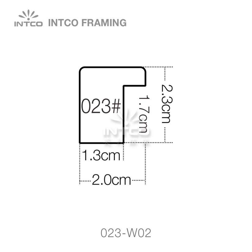 023 series PS art frame moulding profile