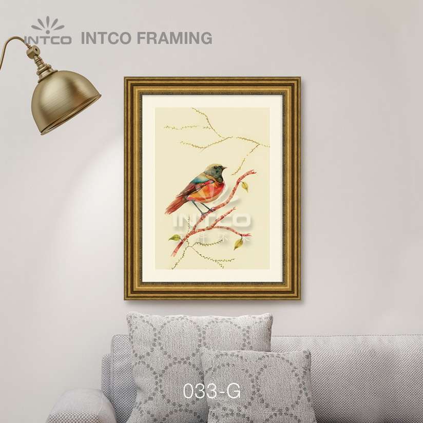 INTCO 033-G mouldings for bird subject wall picture frames ideas