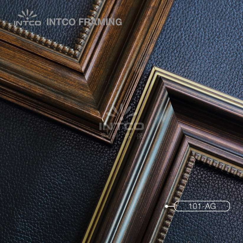 101-AG PS picture frame mouldings bronze finish