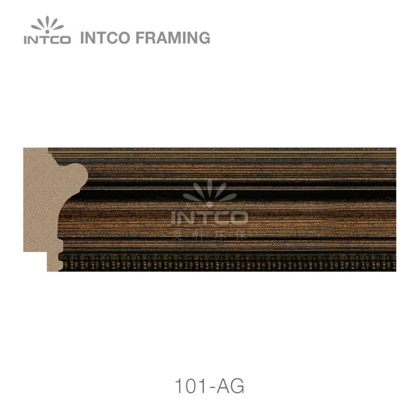 101-AG polystyrene picture frame moulding swatch sample