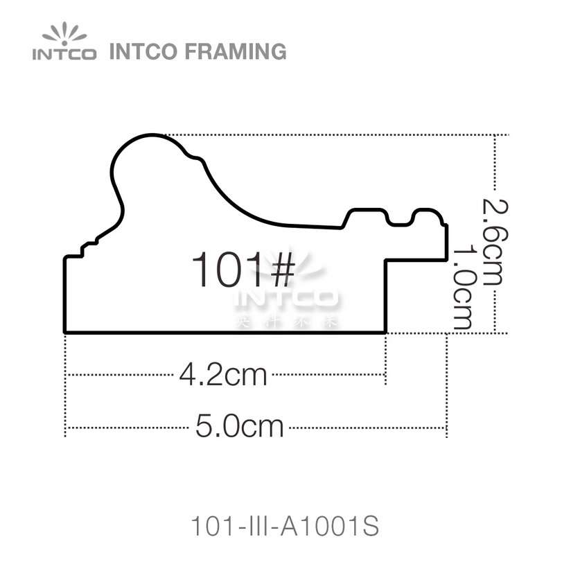 #101 2 Inch picture frame moulding profiles
