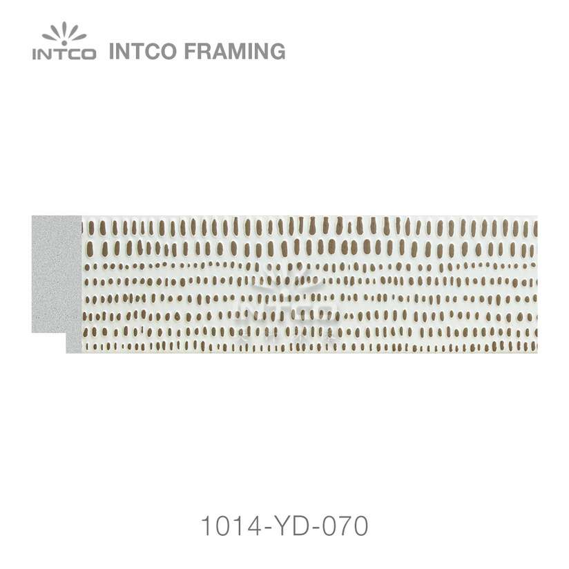#1014-YD Modern White Finish Picture Frame Moulding