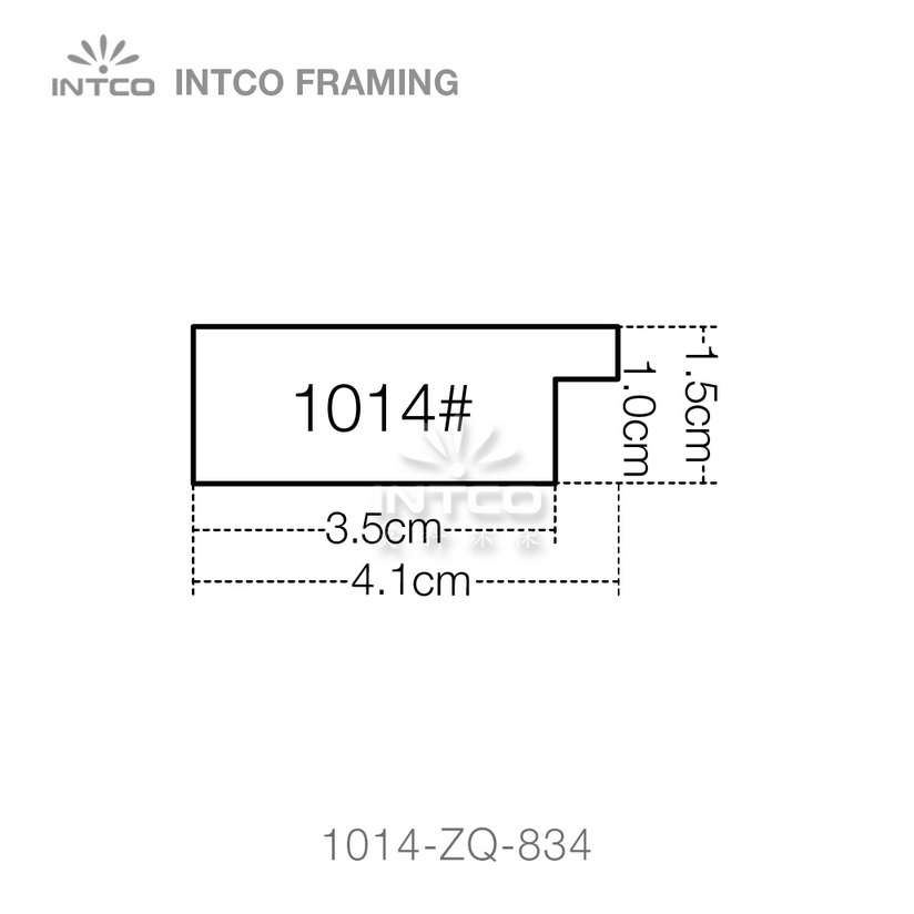 1014 series PS photo frame moulding profile