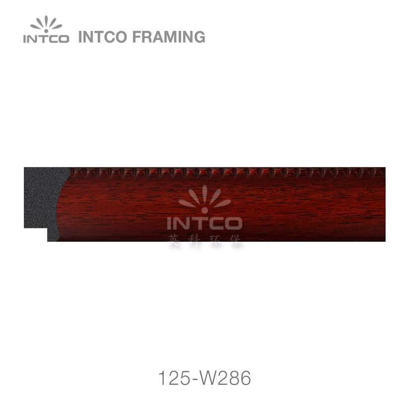 125-W286 polystyrene picture frame moulding swatch sample