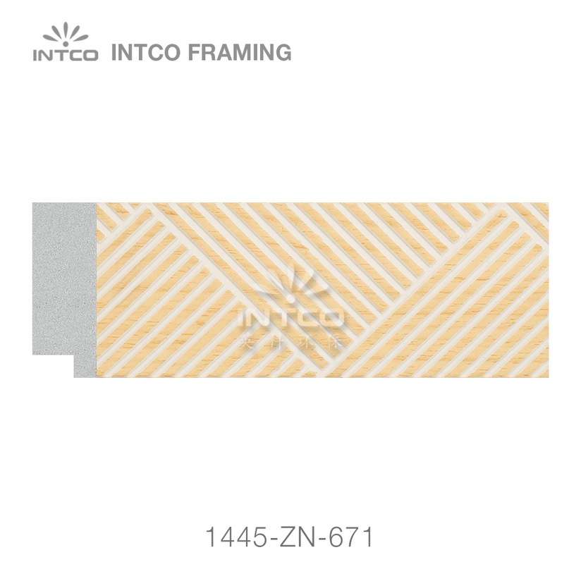 INTCO 1445-ZN-671 polystyrene picture frame moulding for sale by the foot