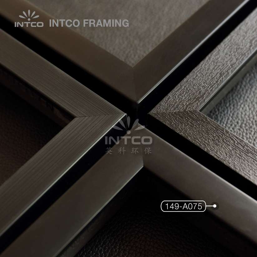149-A075 PS picture frame moulding black finish