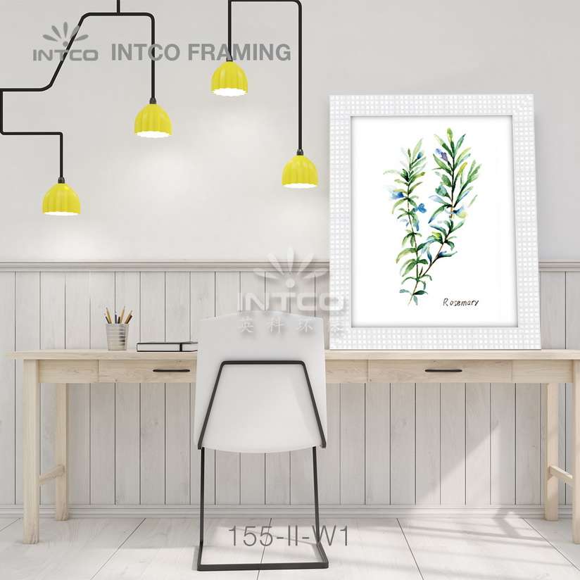 Wall picture frame  71×56 cm - wall mouldings ideas - manufactured by INTCO 155-II-W1 mouldings
