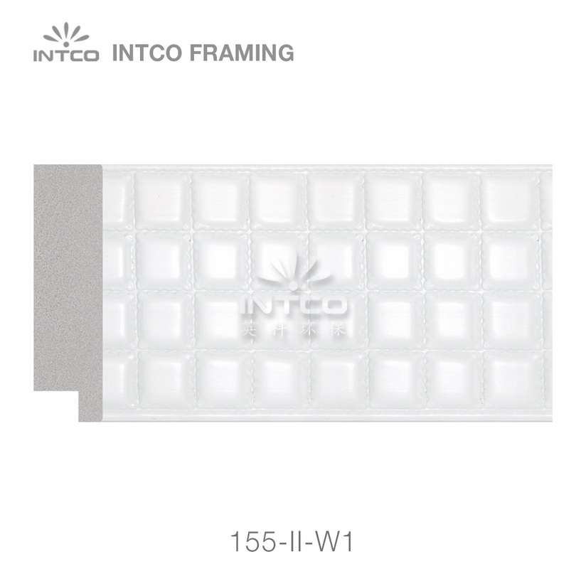 INTCO 155-II-W1 white picture frame moulding for sale